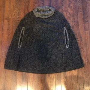 Italian‎ made Wool blend Poncho